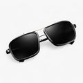 Ezra | Gafas de piloto cuadradas y elegantes con protección UV400 para hombre