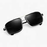 Ezra | Stylish Square UV400 Pilot Glasses for Men