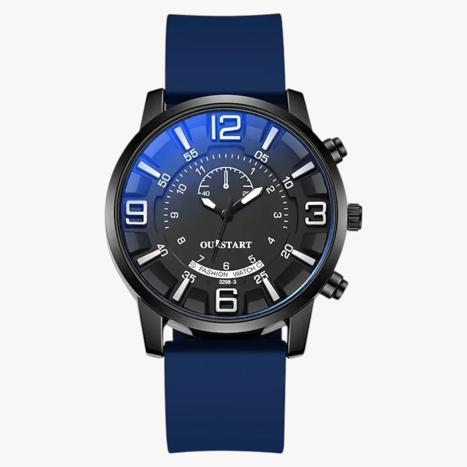 Riley | Herreur i Silikone med Præcis Kvartsbevægelser, Hverdagsstilet - Blu - watches - {{ product_tags }
