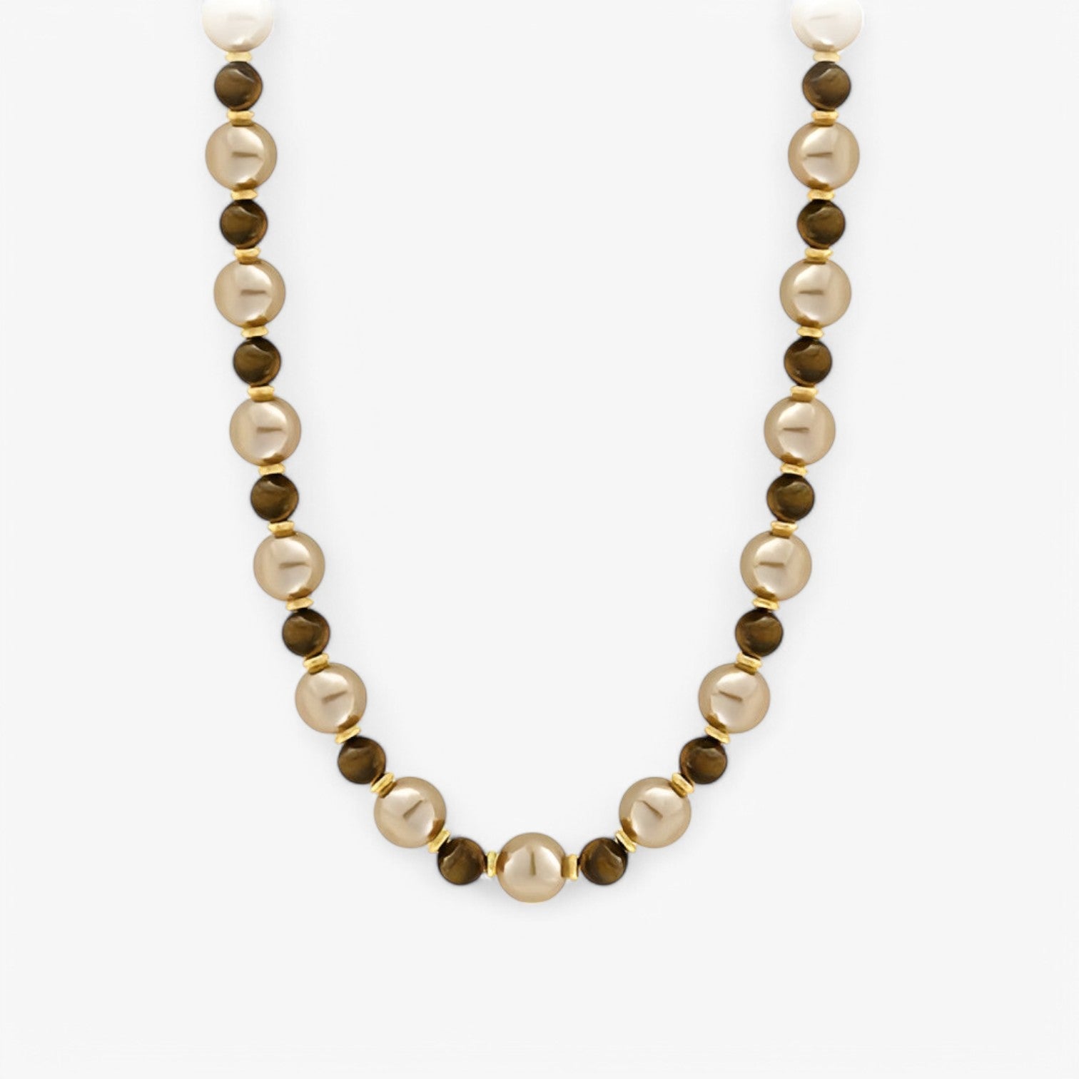 Malia | Elegant tigerøje halskæde til et raffineret udseende - - women's fashion - {{ product_tags }
