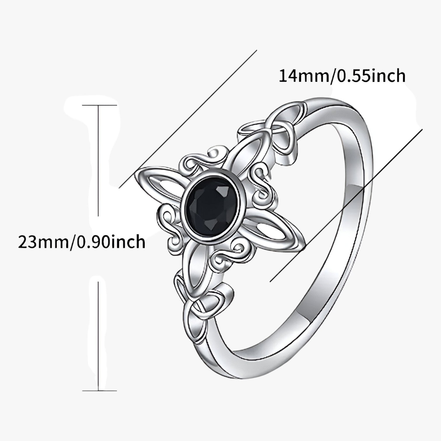 Carla | Sølvring med åndelig kraft og mystiske detaljer - - women's fashion - {{ product_tags }