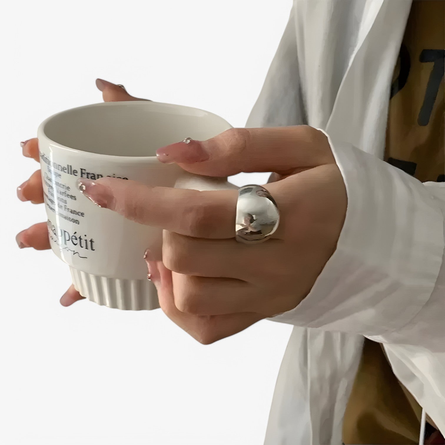 Eloise | Sølv justerbar ring - dristig stil, ubesværet elegance - - other - {{ product_tags }
