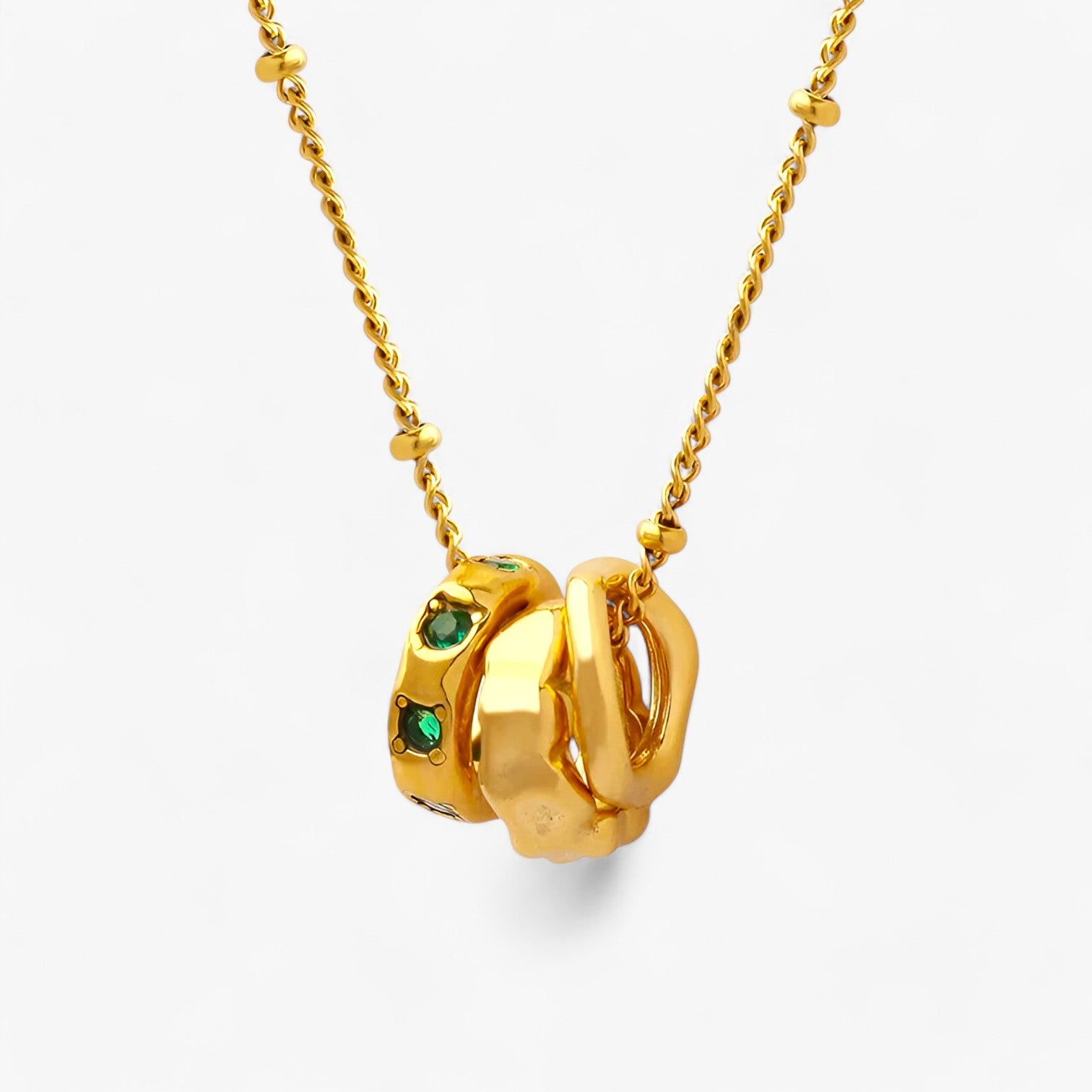 Kate | Lille sløjfe zirkon halskæde - Glinsende, holdbar & vandtæt - - women's fashion - {{ product_tags }
