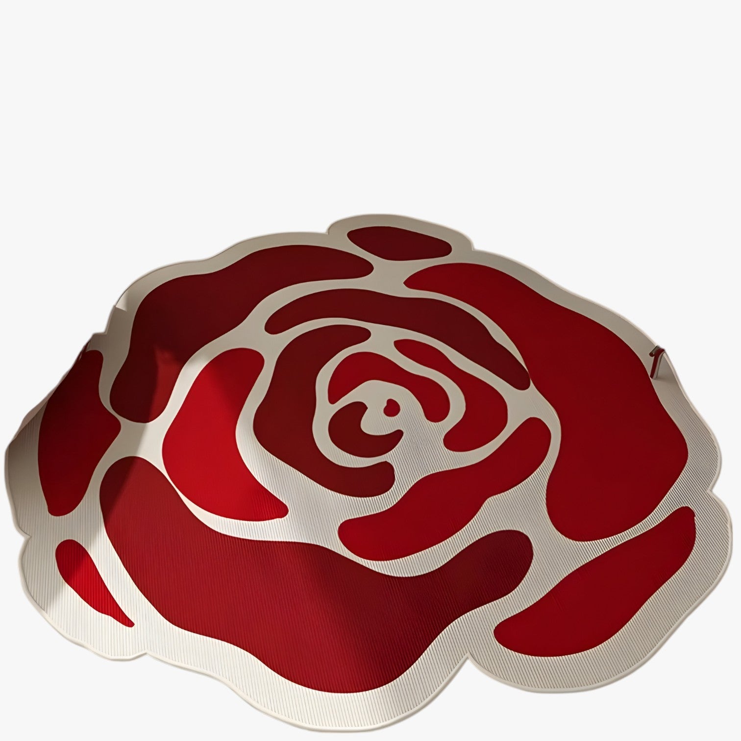Frostine | Blomsterkrystal Gulvtæppe – Blødt, Stilfuldt & Antiskrid - Rød - house & garden - {{ product_tags }