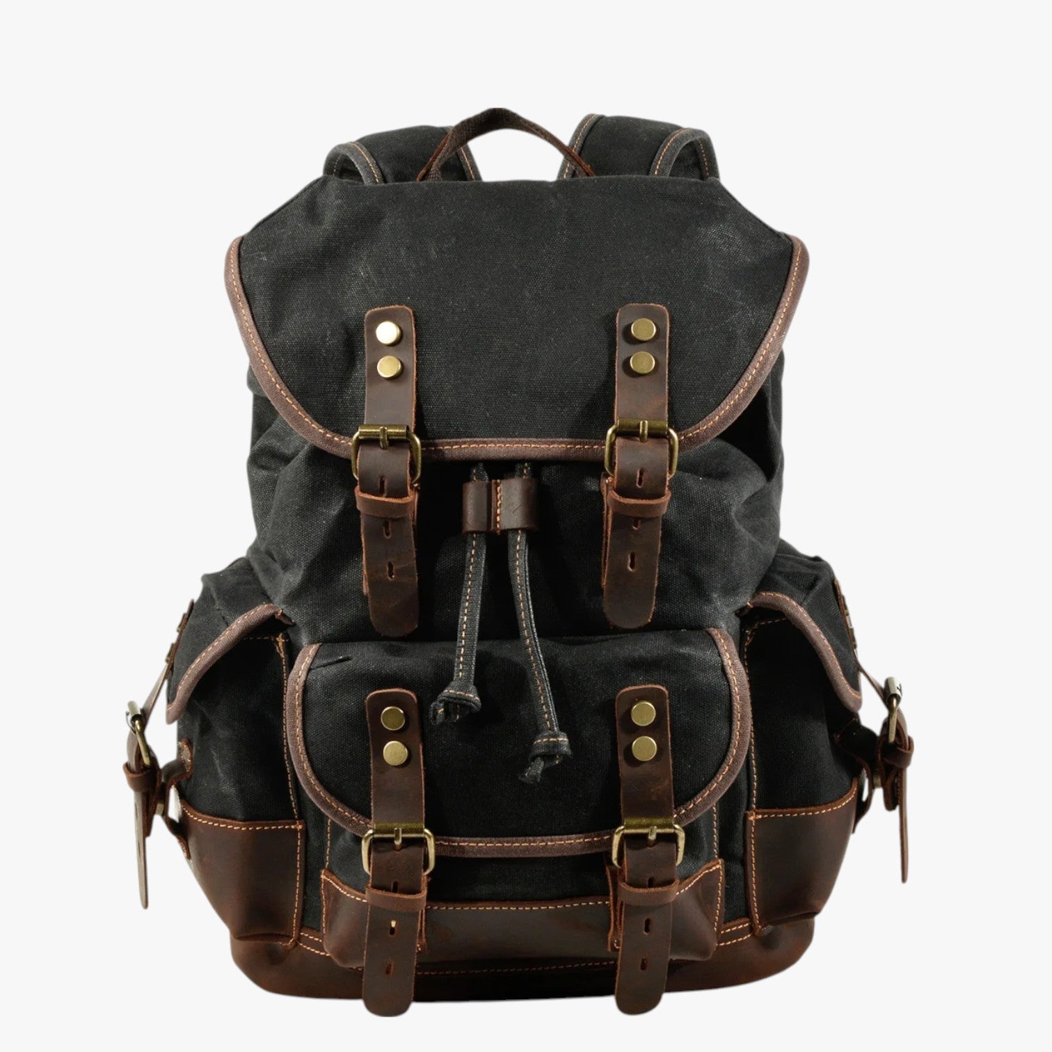 Conor | Stor rygsæk til vandreture i stof og læder med stor kapacitet - nero - Conor | Stor rygsæk til vandreture i stof og læder med stor kapacitet - €25 - {{ product_tags }