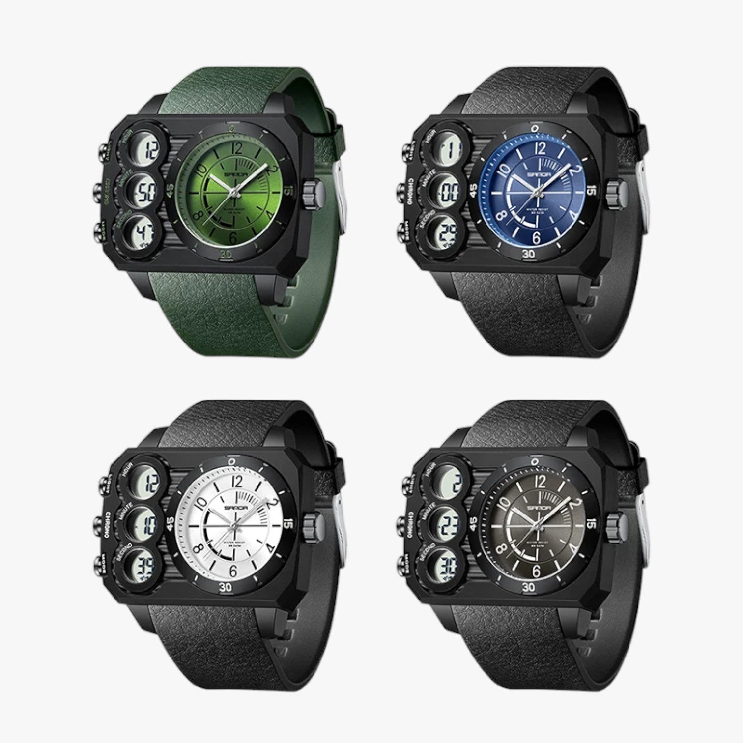 Zain | Sportur med dobbelt display - - watches - {{ product_tags }