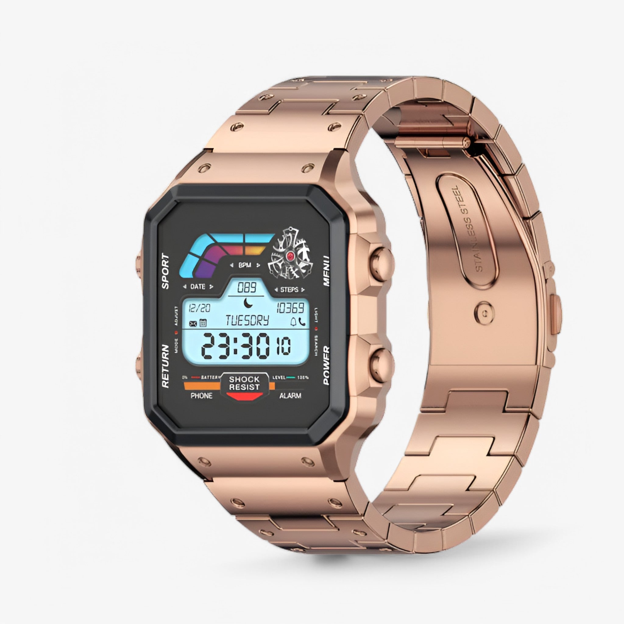 Kairos | Hoogwaardig smartwatch - AW39 Gylden rose - watches - {{ product_tags }