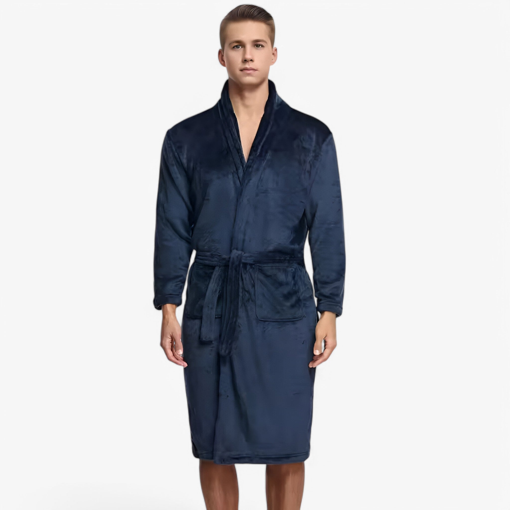 Jonas | Blød Flannel Natkjole med Lommer - - men's fashion - {{ product_tags }