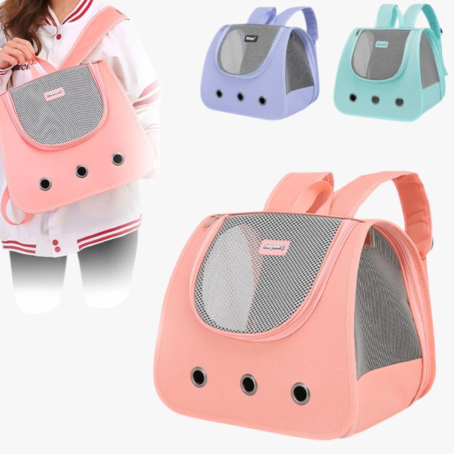 Lottie | Sammenklappeligt og åndbart hundetaskebag - - baby - {{ product_tags }