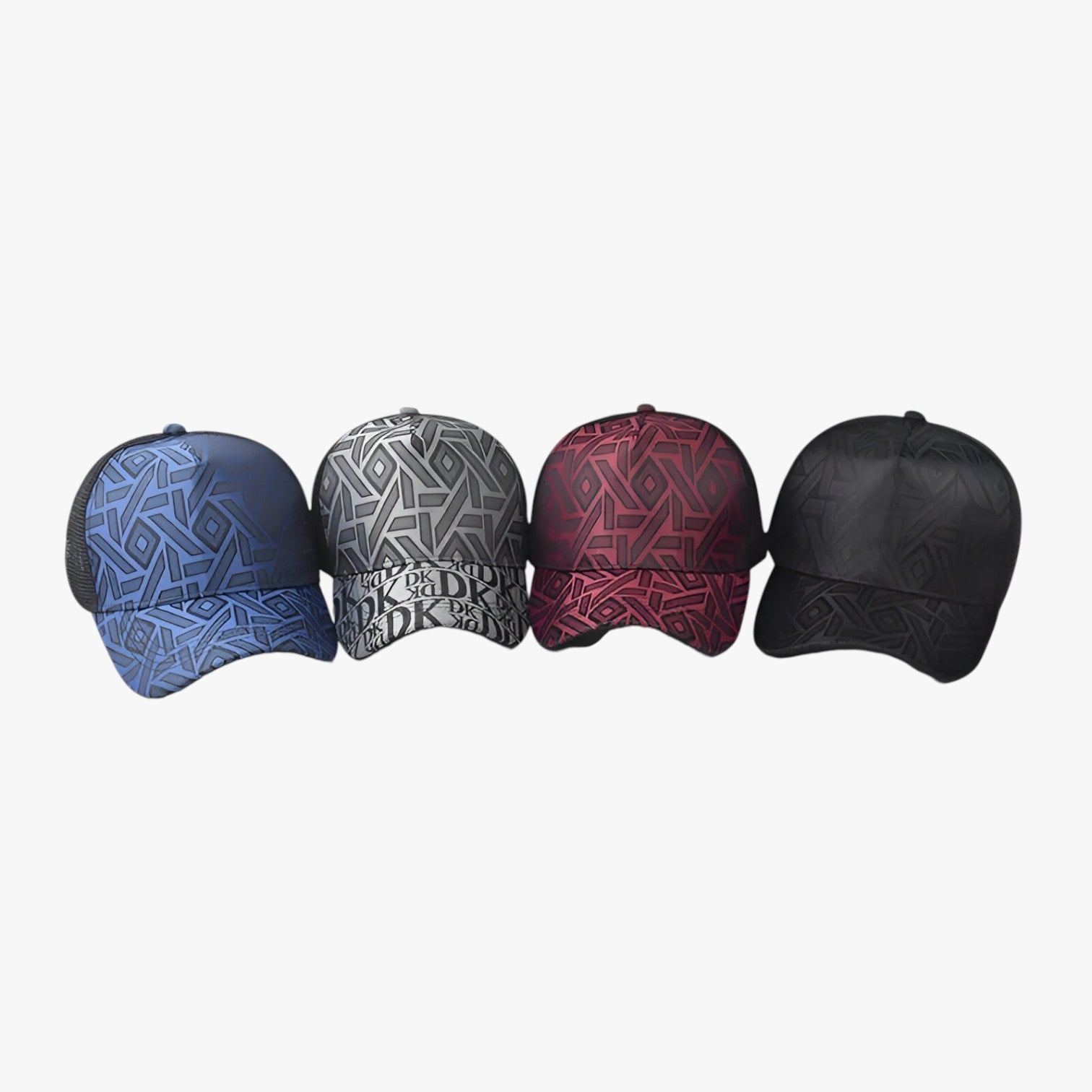 Elijah | Justerbar flad hat med ternet mønster - - men's fashion - {{ product_tags }