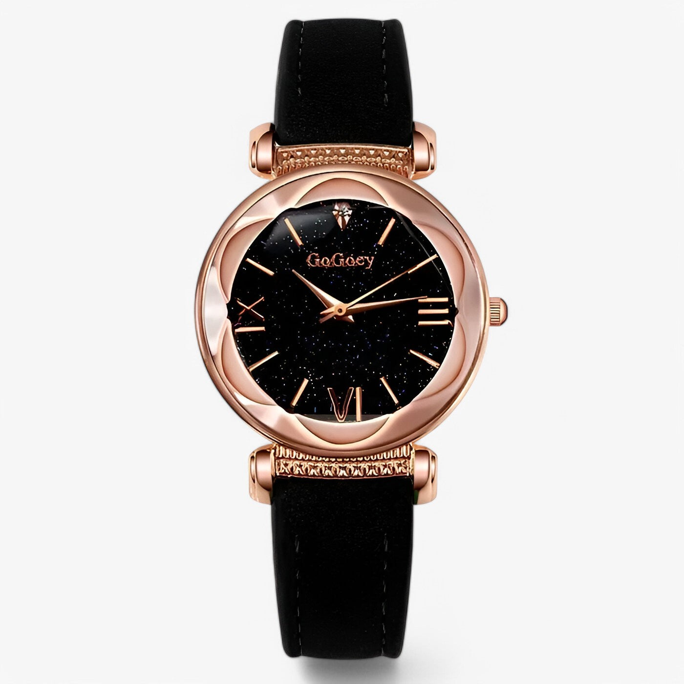 Stella | Dameur med stjernehimmelskive - sort - watches - {{ product_tags }