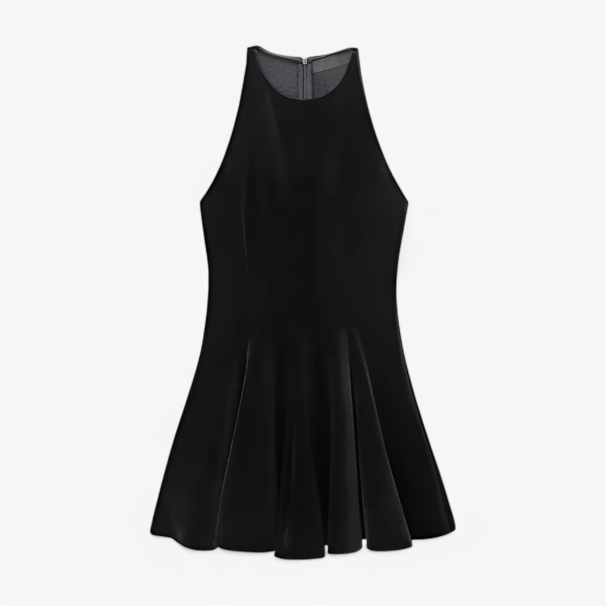 Velora | Mini kjole i velour - Sofistikeret og komfortabel - Sort - women's fashion - {{ product_tags }