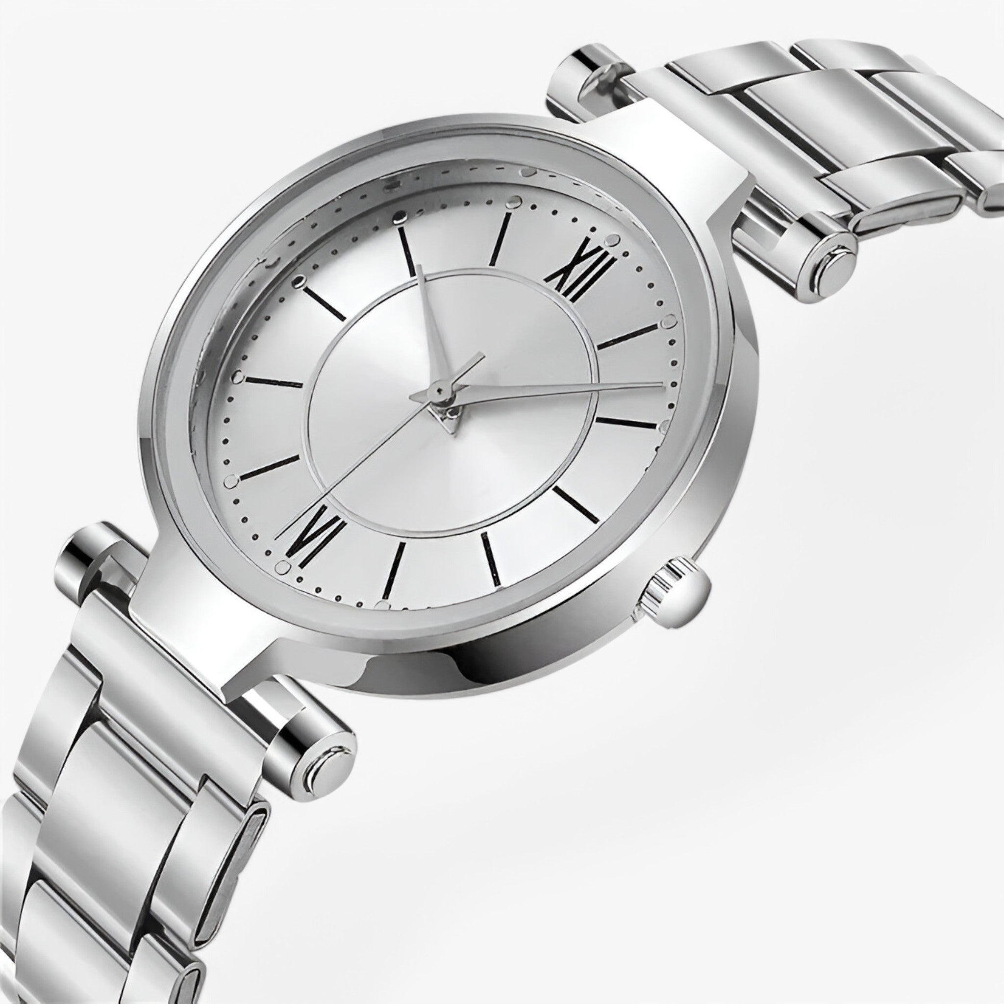 Claudia | Klassisk rosa stålur - - watches - {{ product_tags }