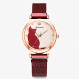 Skylar | Women's watch with Cat Dial and Mesh strap