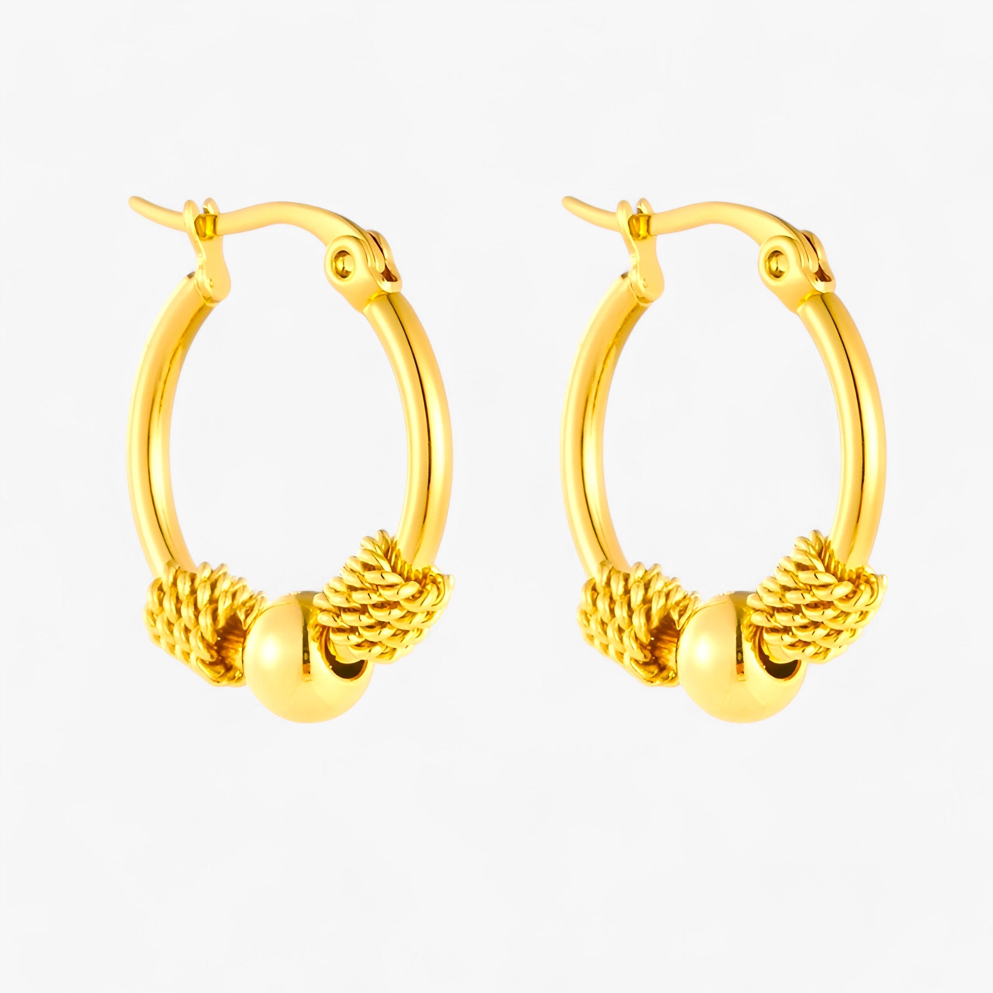 Alodia | Guldvævede øreringe – Elegante og holdbare gaver - - women's fashion - {{ product_tags }