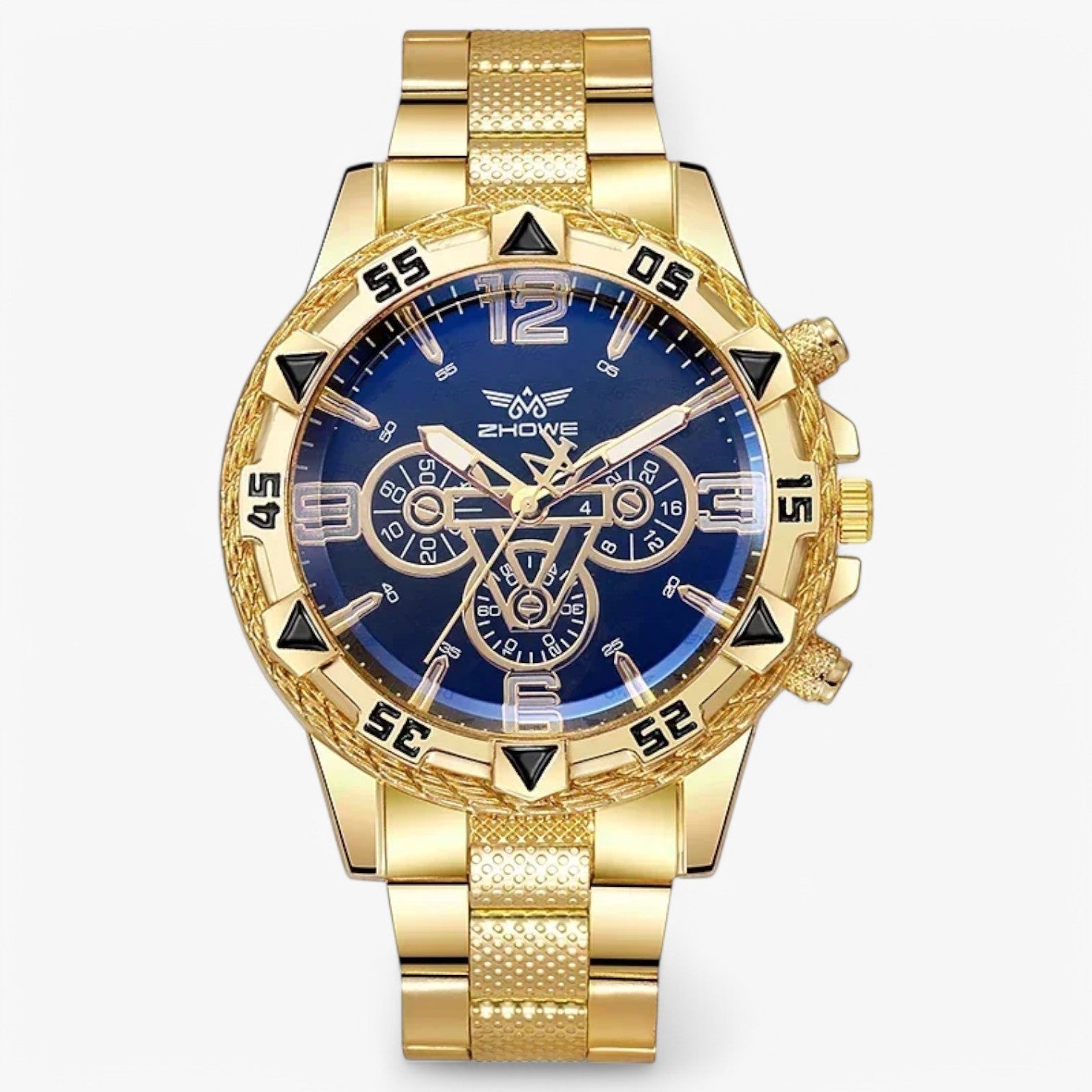 Vitalli | Luxe herreur - Stilfuld og tidløs med blå lysaccentuer - - watches - {{ product_tags }