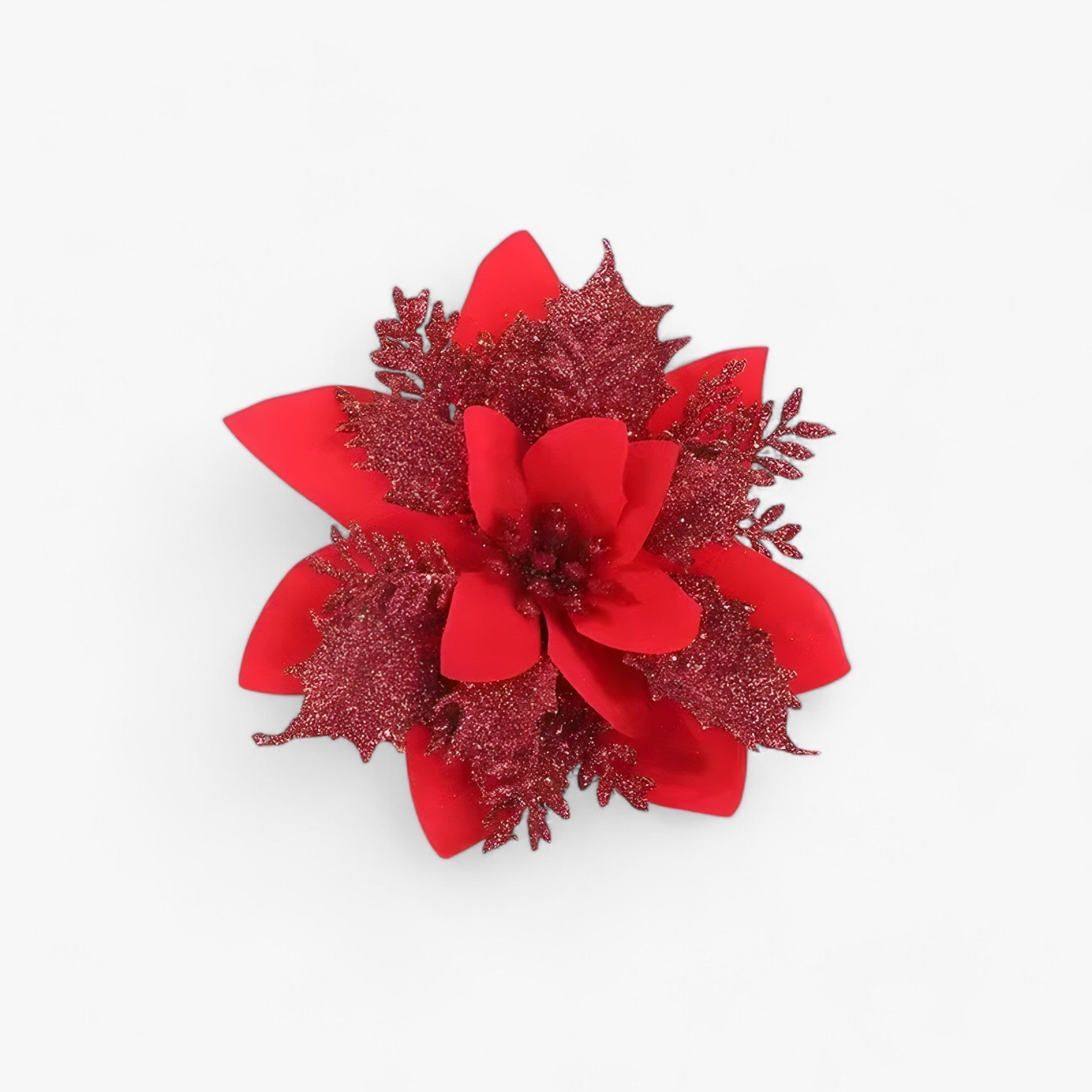 Blomster | Kunstige juleblomster - Elegance til julen - Rød 10 Stykker - christmas - {{ product_tags }