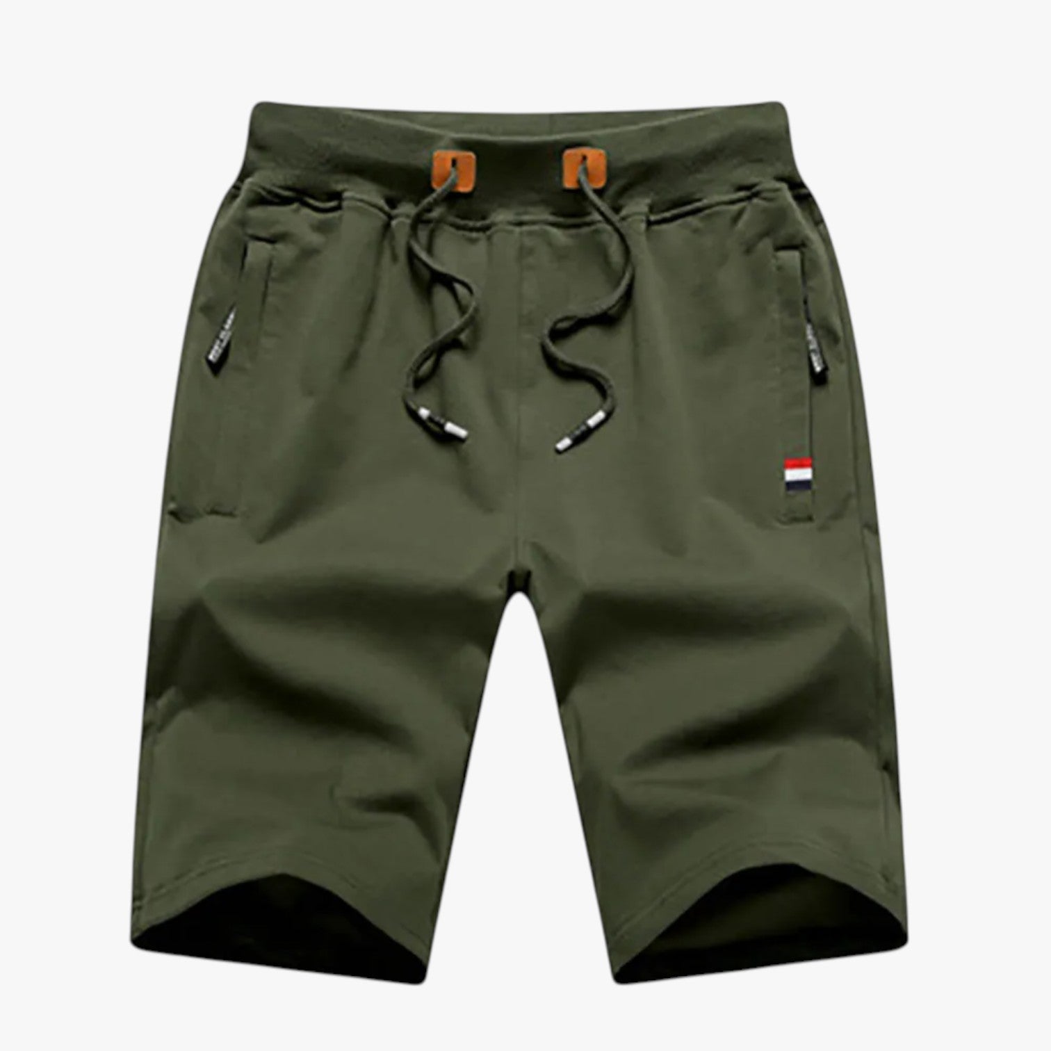 Edmund | Slim-fit sommershorts til mænd: afslappet stil og strandkomfort - Militærgrøn - Edmund | Slim-fit sommershorts til mænd: afslappet stil og strandkomfort - €25 - {{ product_tags }
