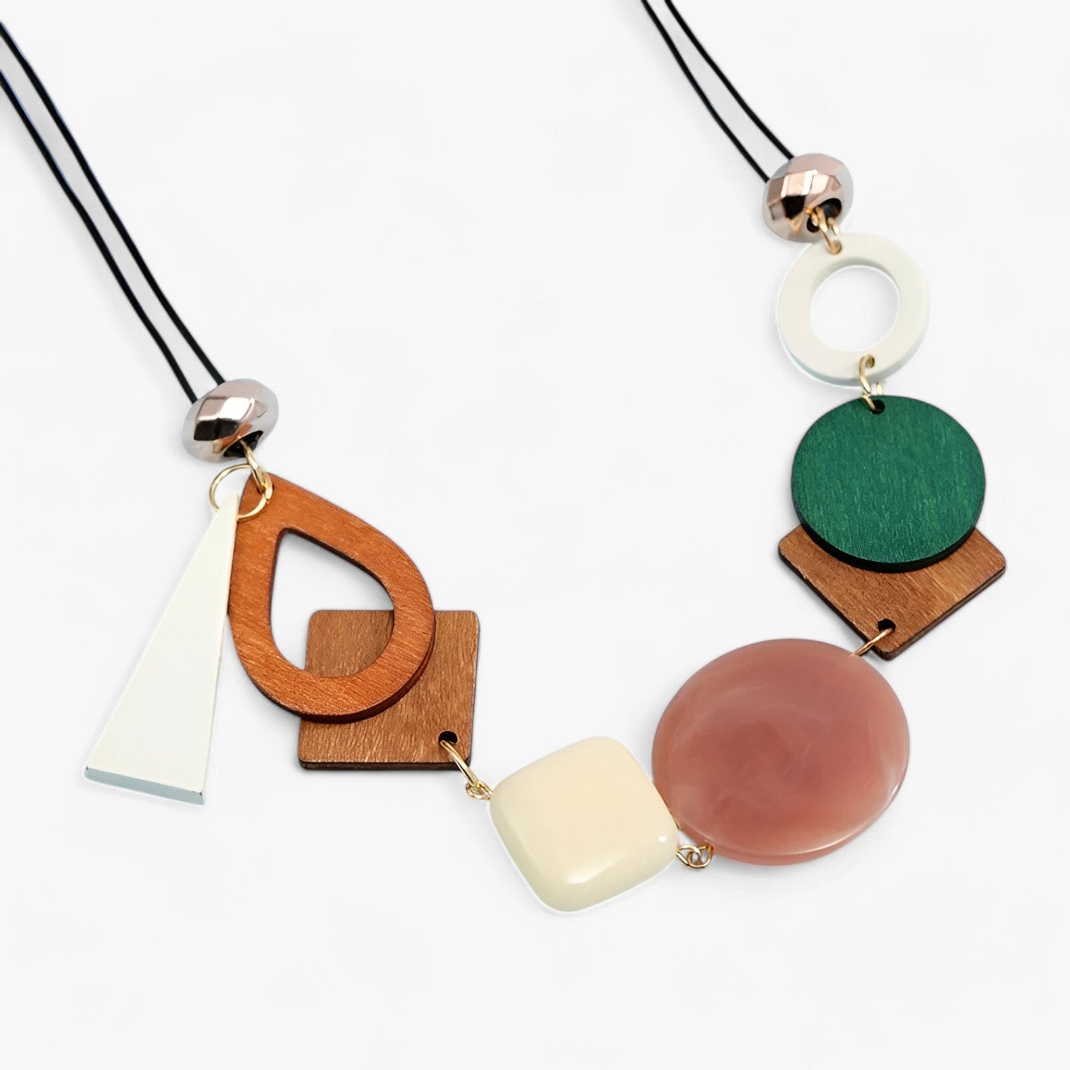 Alina | Vintage Geometrisk Vedhæng Halskæde – Håndlavet Etisk Elegance - - women's fashion - {{ product_tags }