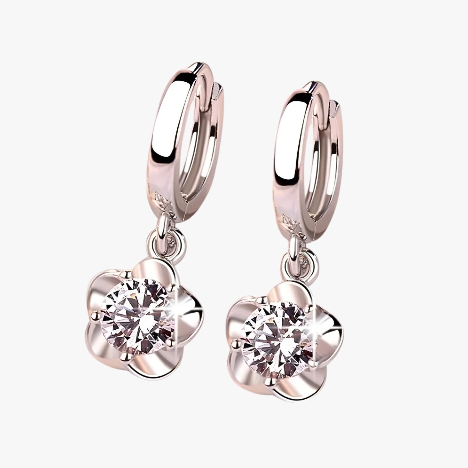 Hazel | Elegante øreringe i sterling sølv – funklende zirkonia-glans - - women's fashion - {{ product_tags }
