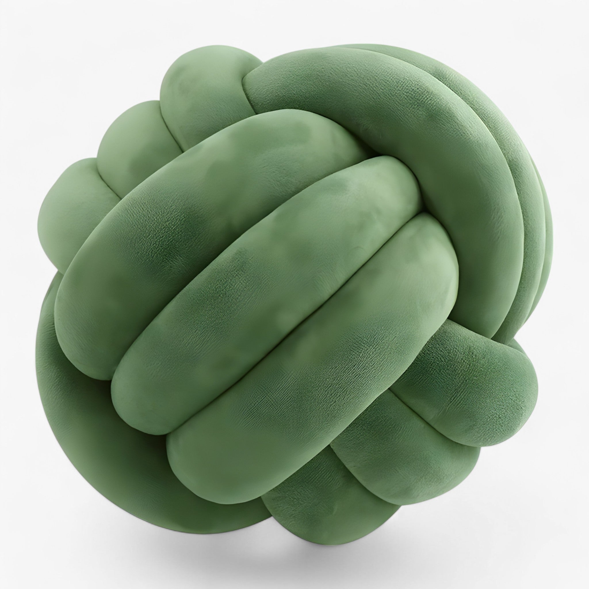 Ellie | Rund Knap Pudebetræk - Kram og Dekorativ - Grøn - house & garden - {{ product_tags }