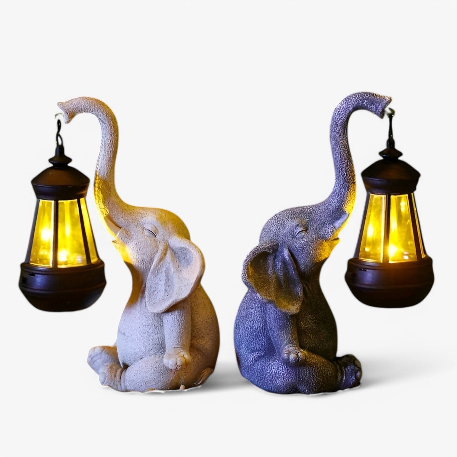 Lumi | Dekorativt Billede med Sol-Lanterne - - house & garden - {{ product_tags }