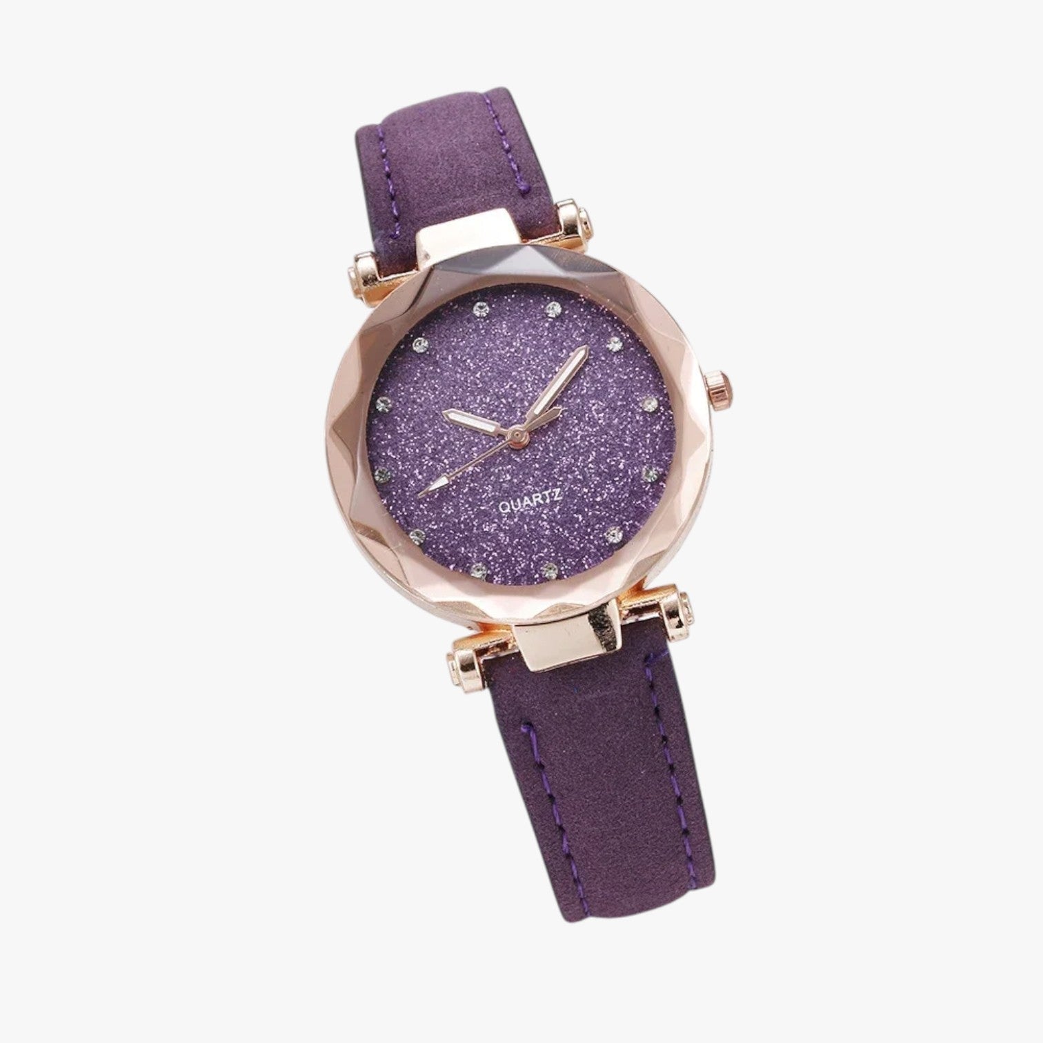 Kiana | Starry Sky Rose Sølv Ur - Lilla - watches - {{ product_tags }