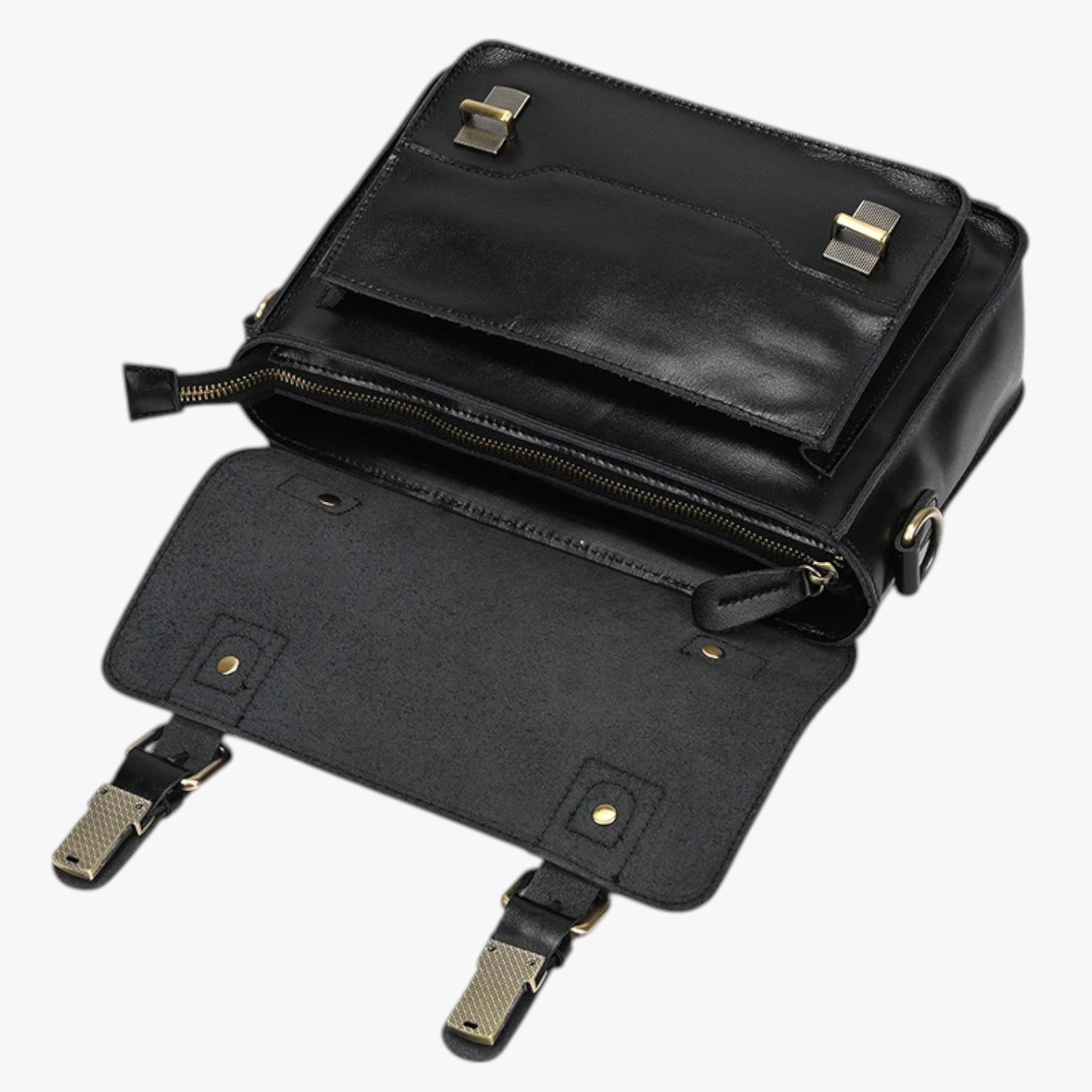 Nico | Unisex Anti-tyveri Læder Skuldertaske - - bags - {{ product_tags }