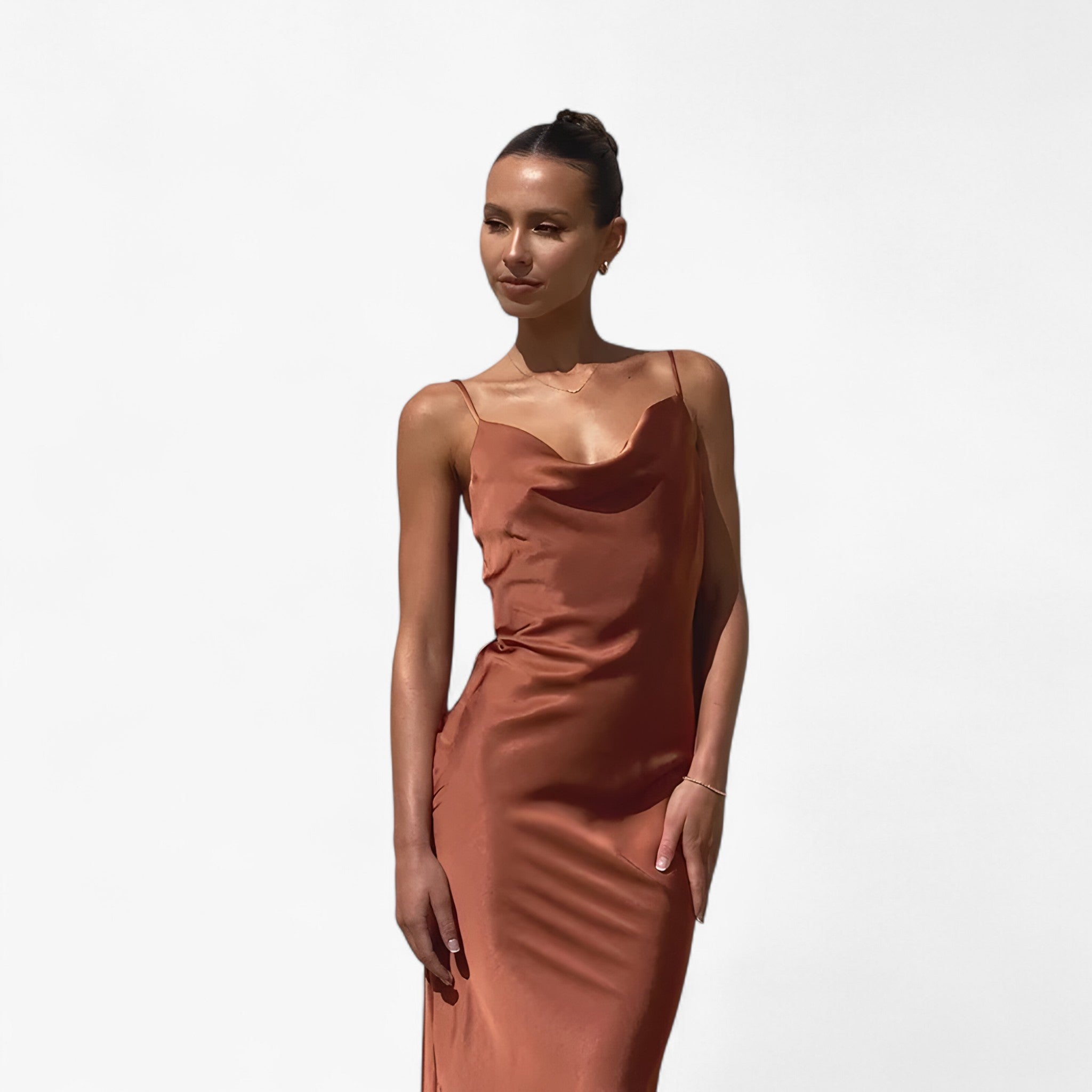 Dianne | Lang kjole i silke - - women's fashion - {{ product_tags }
