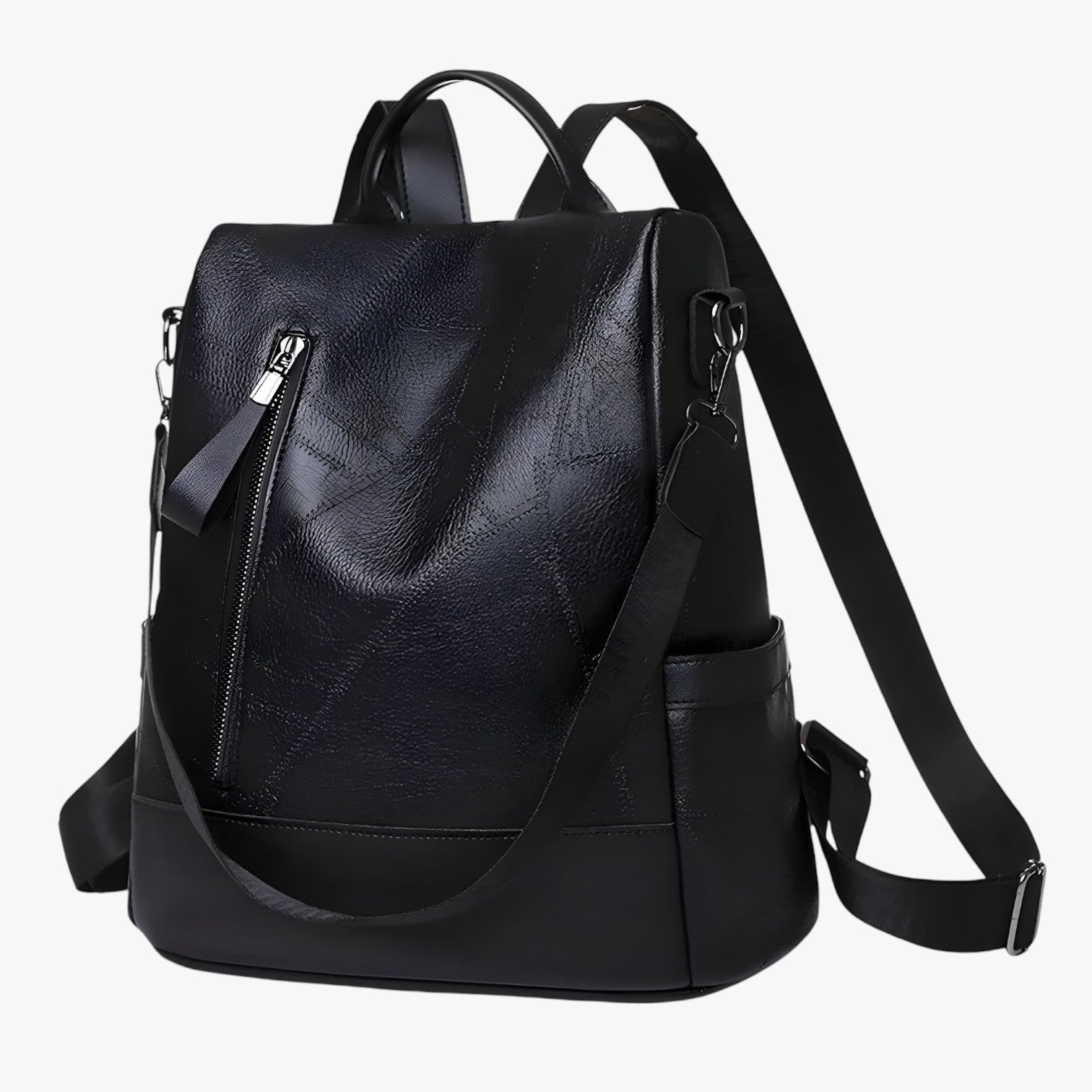 Celeste | Stilfuld vintage rygsæk – perfekt til skole og rejser - Sort - bags - {{ product_tags }