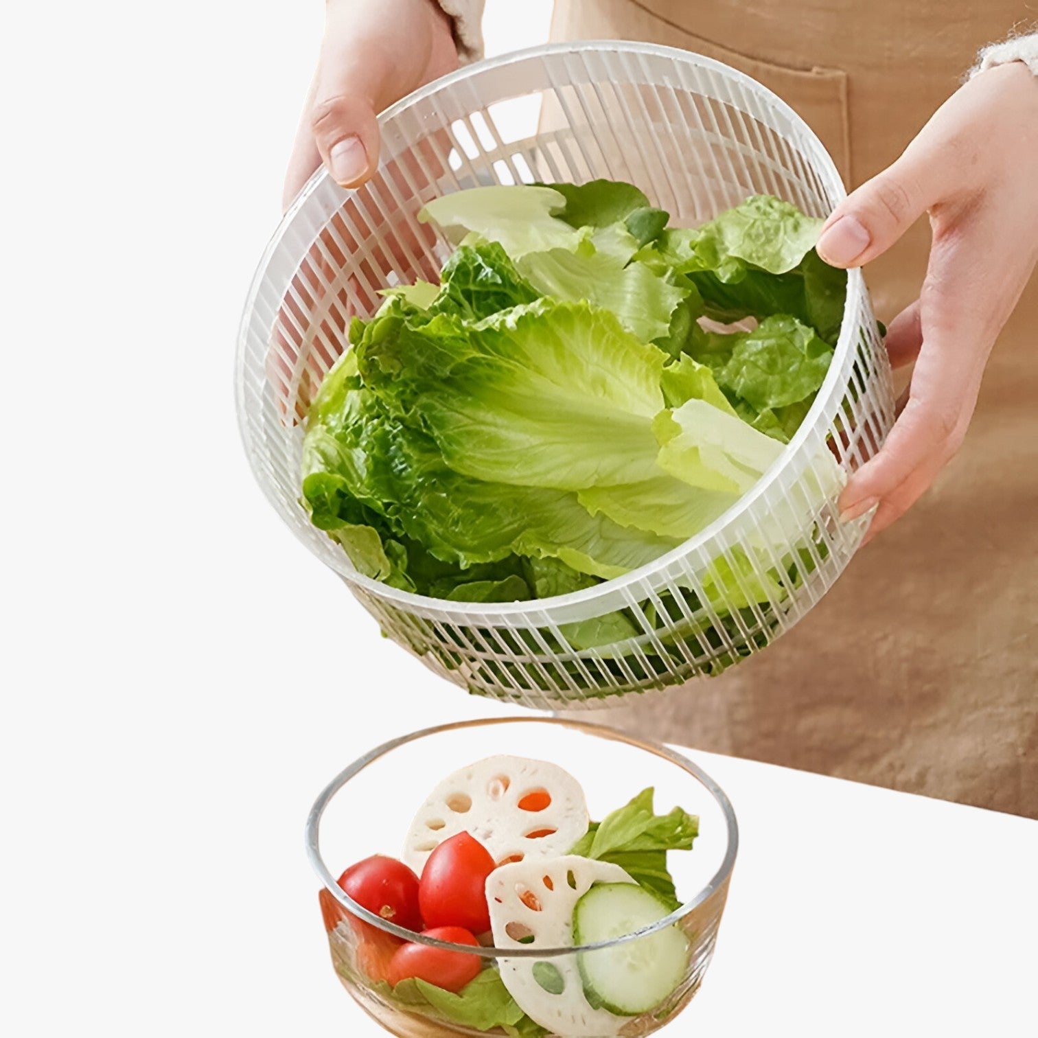 FreshSpin | Tørresnor – Effektiv Vask og Tørring af Grøntsager & Frugt - - house & garden - {{ product_tags }