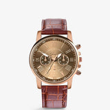 Lia | Elegant leather wristwatch