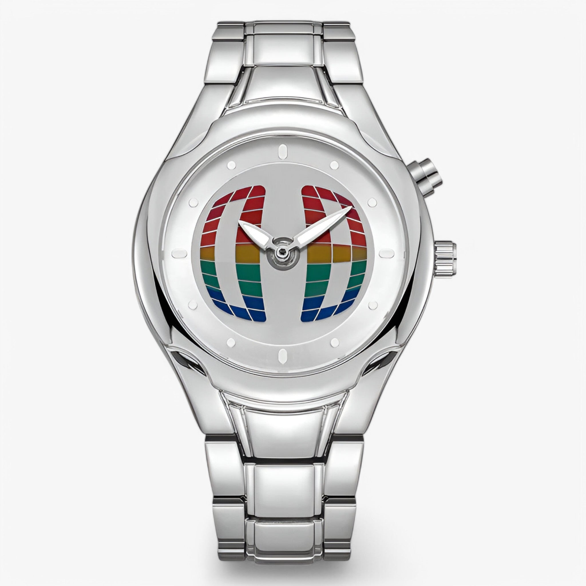 Armand | Retro ur i rustfrit stål - Regnbue - watches - {{ product_tags }