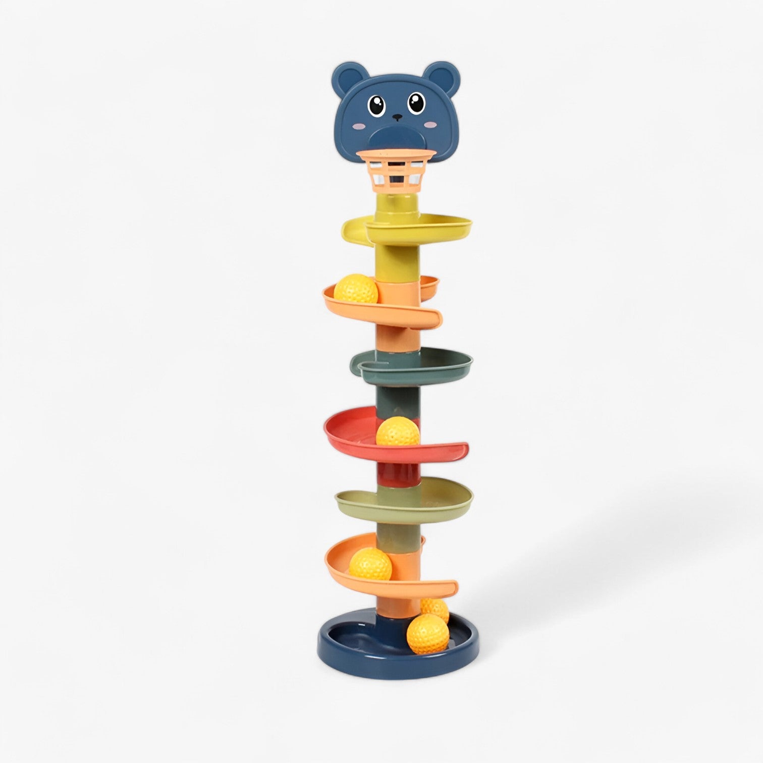 Uddannelseslegetøj til babyer | Rullende bold og stabler til tidlig læring - 7 lag - baby - {{ product_tags }