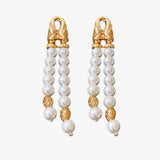 Briana | Layered with pearl and Nappa geometric elegance in French style