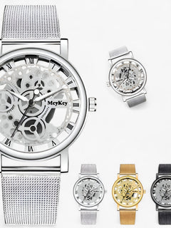 Keithleen | Chic Skeleturur Ure - Elegant Metalur for Kvinder med Unik Stil