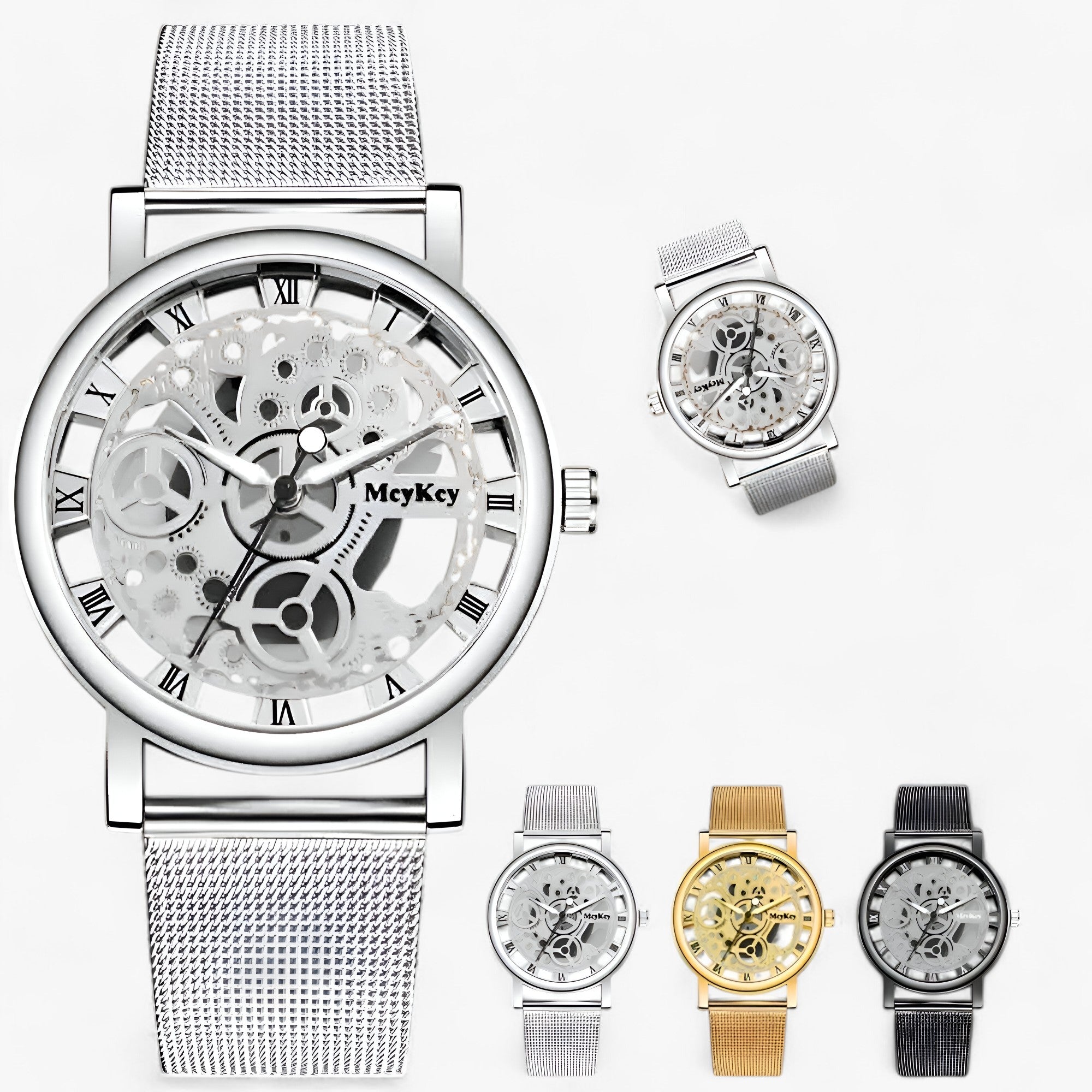 Keithleen | Chic Skeleturur Ure - Elegant Metalur for Kvinder med Unik Stil - - watches - {{ product_tags }