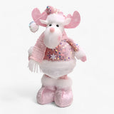 Fantastic Winter | Christmas Decoration Snowman in Old Rose