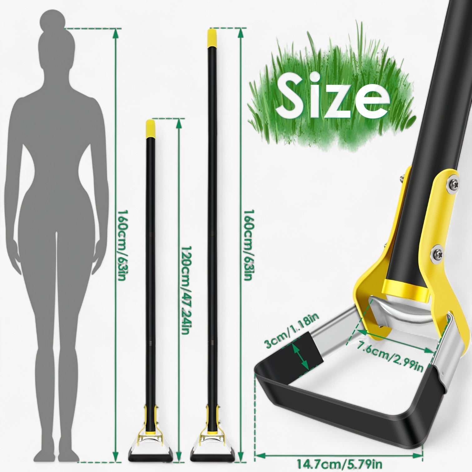 Yvonne | Trekant-hæl – Skarp, Ergonomisk & Holdbar - - house & garden - {{ product_tags }
