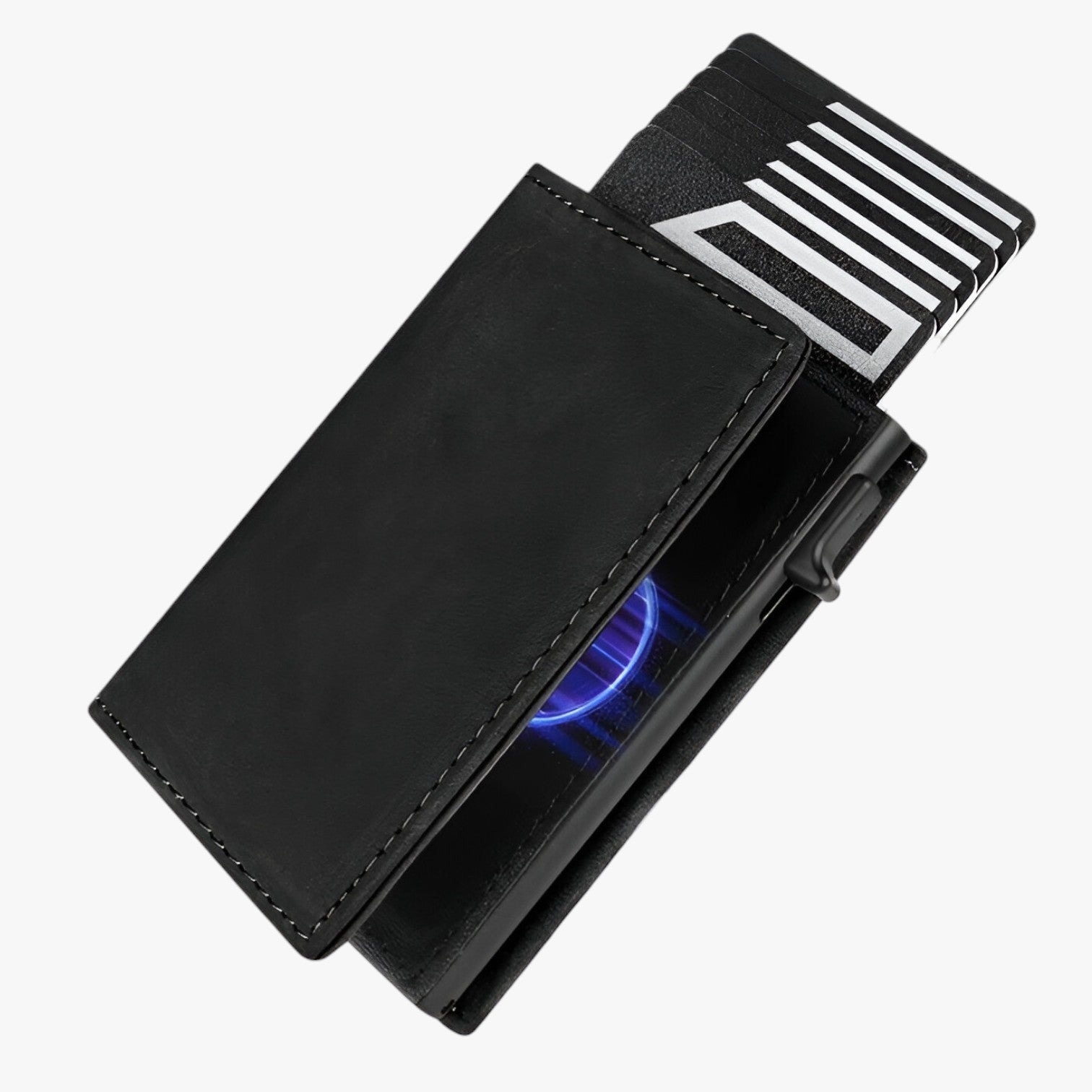 Finley | Slank RFID pung med møntlomme og kortclip - Sort - bags - {{ product_tags }