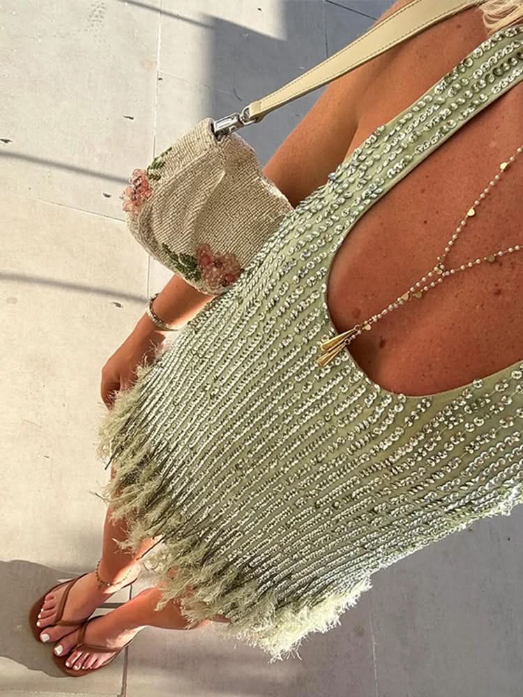 Runa | Eshna | Glamorous Mini Fest Kjole