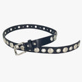 Belen | Lanț punk din piele cu catarame unisex