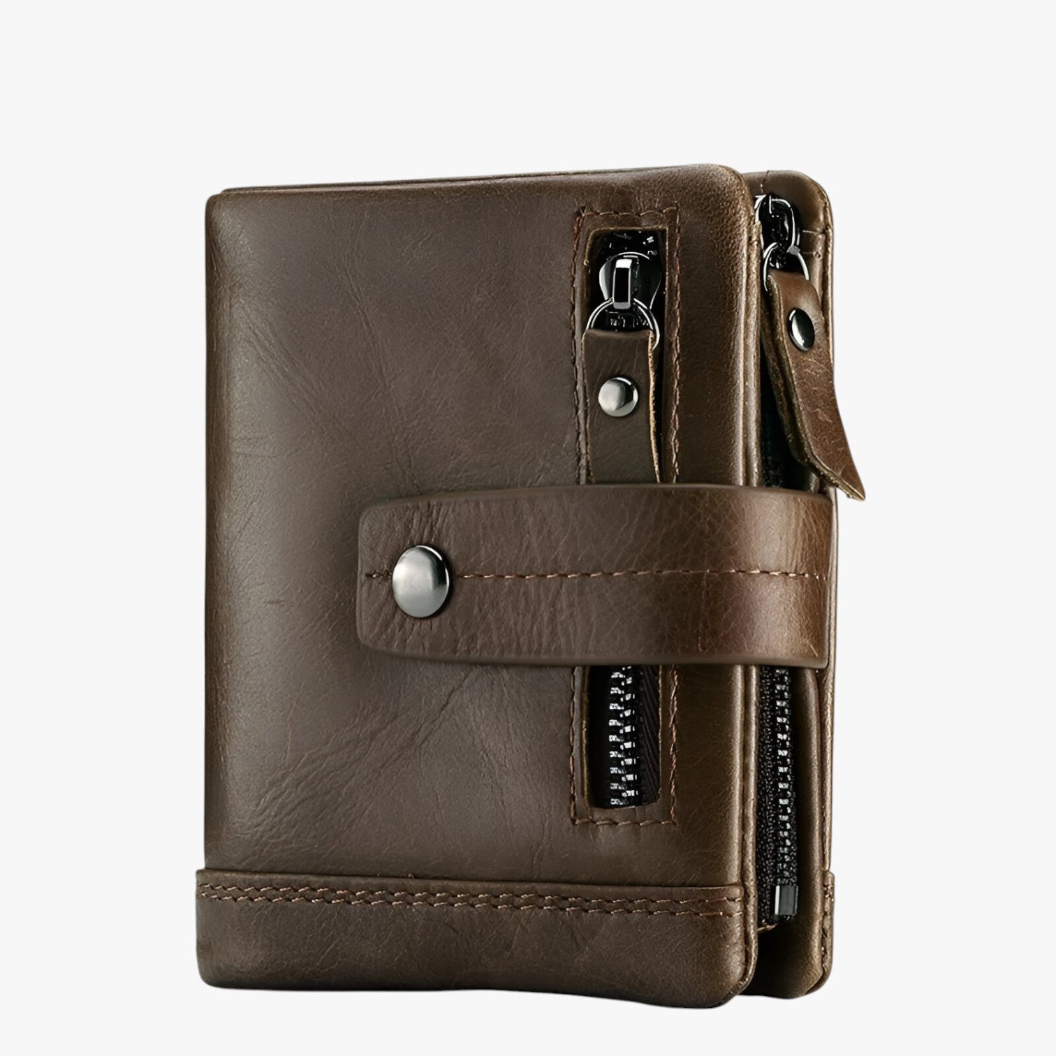 Yesenia | Luksus læder damepung - Stilfuld, kompakt og praktisk - Kaffe - bags - {{ product_tags }