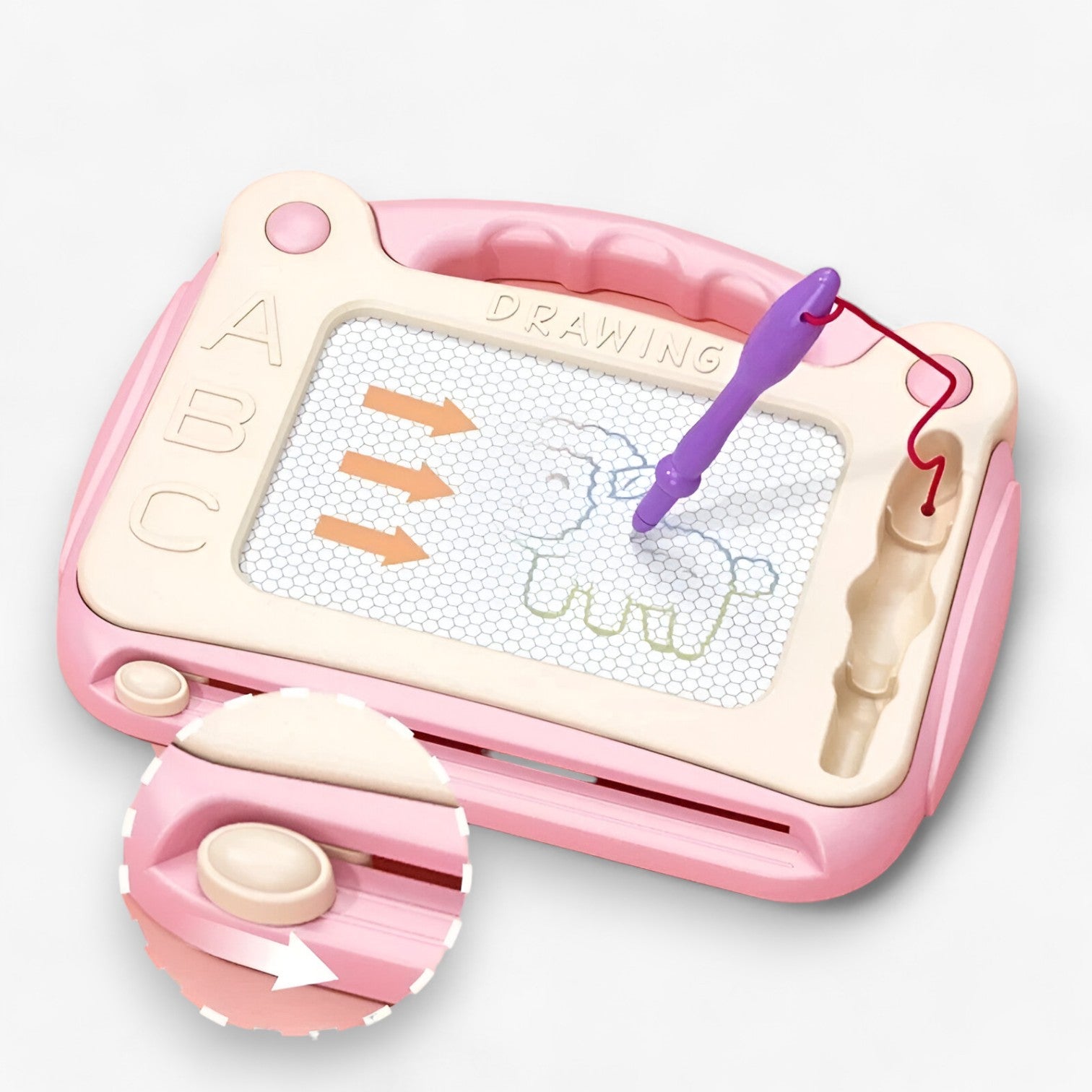 Luca | Magnetisk Tegnetavle – Kreativ og Uddannelsesmæssig Tegnebord - - baby - {{ product_tags }