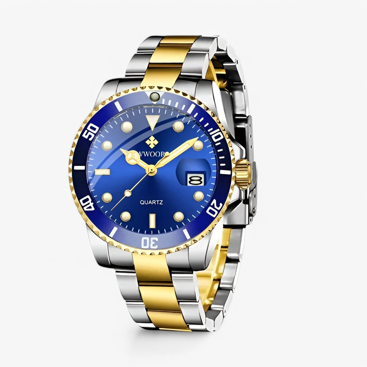 Alfred | Luksus ur i rustfrit stål - Blå - watches - {{ product_tags }