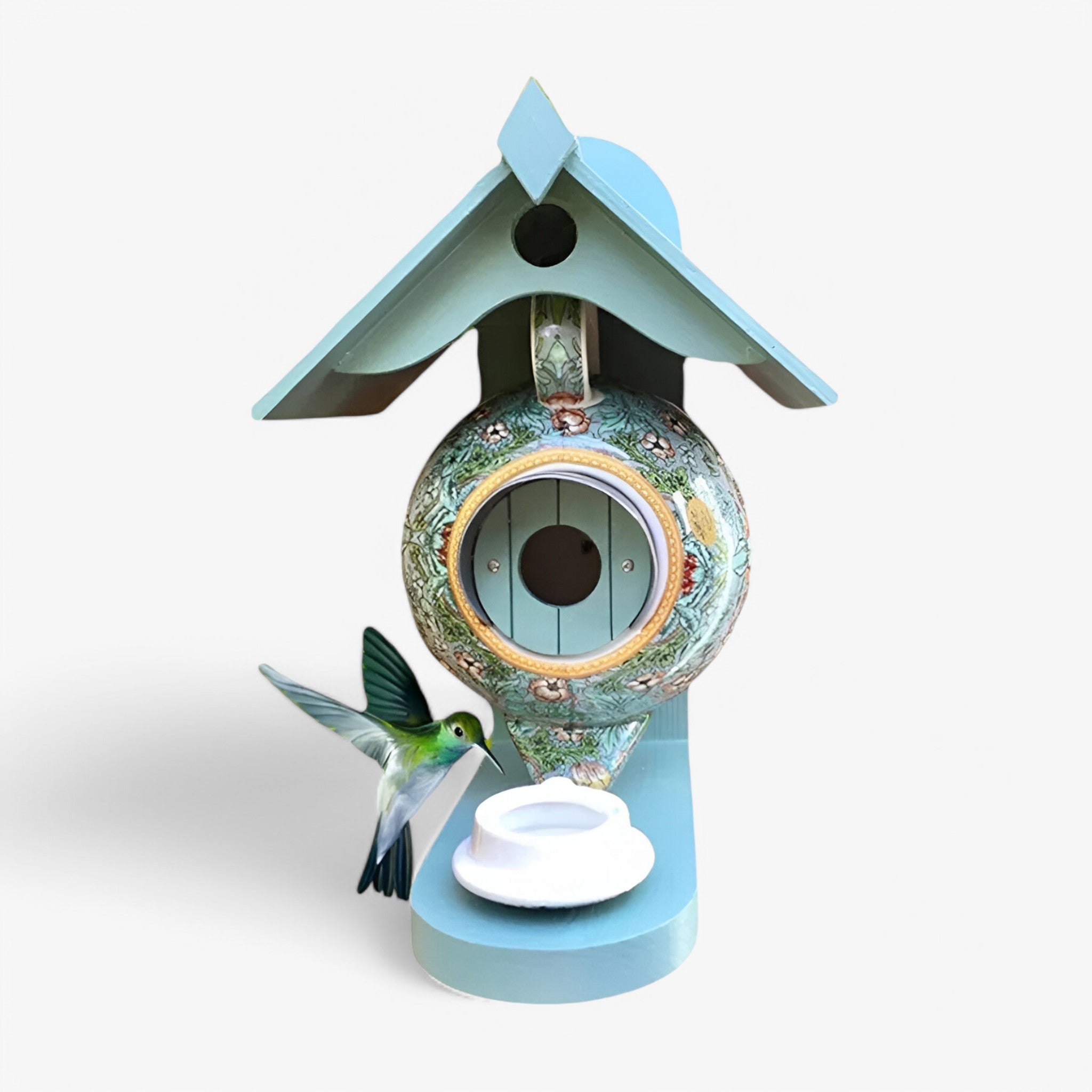 Tekande | Fuglemadshus med Unikt Teapot Design til Havens Fugle - - house & garden - {{ product_tags }