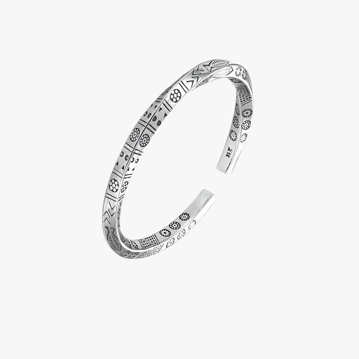 Arjan | Stilfuld Mobius-armbånd – Tidøs Totem-look i 925 sølv - Standard Titel - watches - {{ product_tags }
