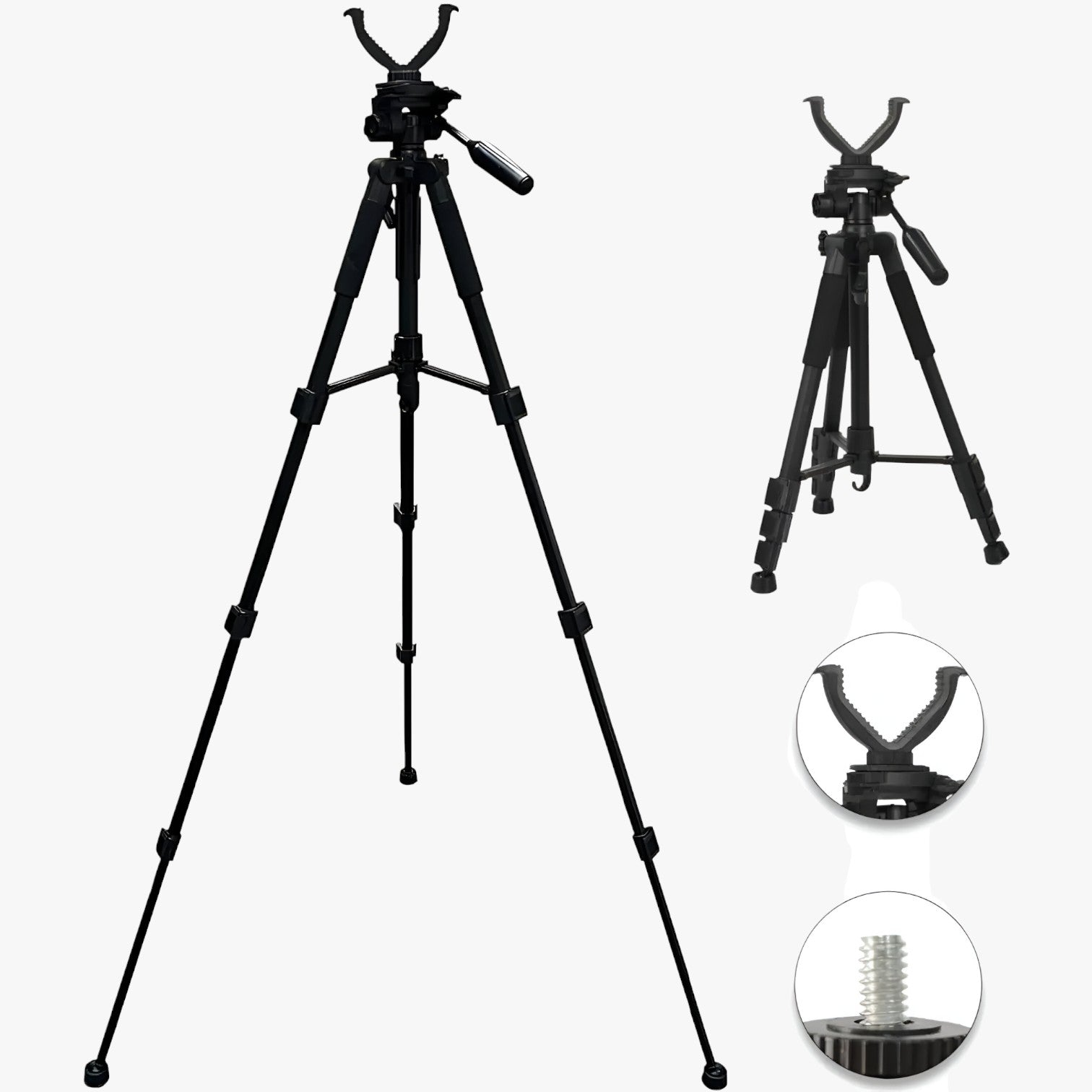 Pietro | Stabilt Stativ – Præcision & Alsidighed til Jagte & Kameras - - other - {{ product_tags }