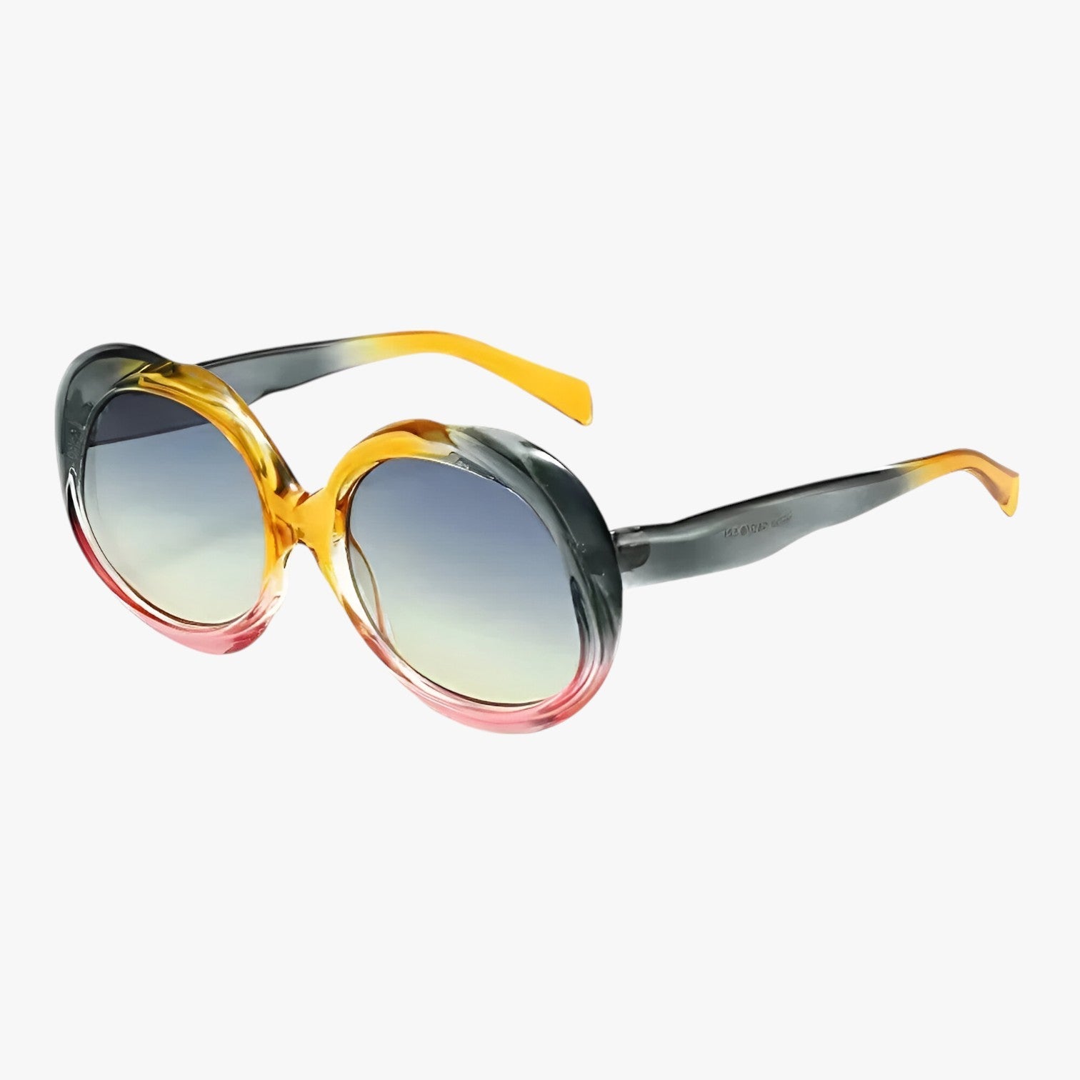 Moderne retrodesign Oval form med punket touch: perfekt til dem, der ønsker at skille sig ud. Passer til ethvert outfit Unisex stil, der fremhæver både afslappede og elegante looks. - gul rosa - other - {{ product_tags }