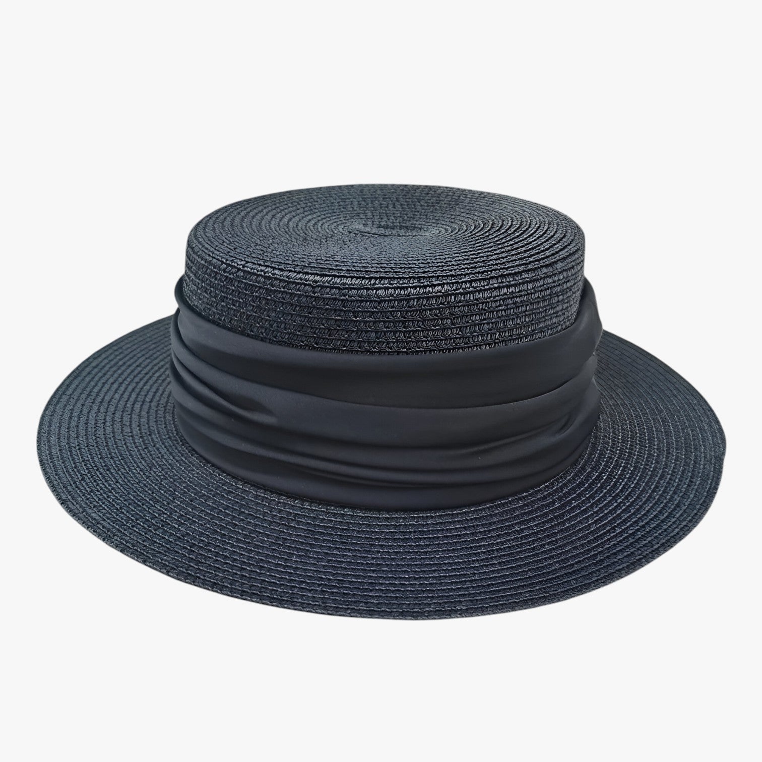 Gretchen | Chic & Sheltered: Sommer Fedora strandhat med bred skygge - Sort 54-58cm - women's fashion - {{ product_tags }